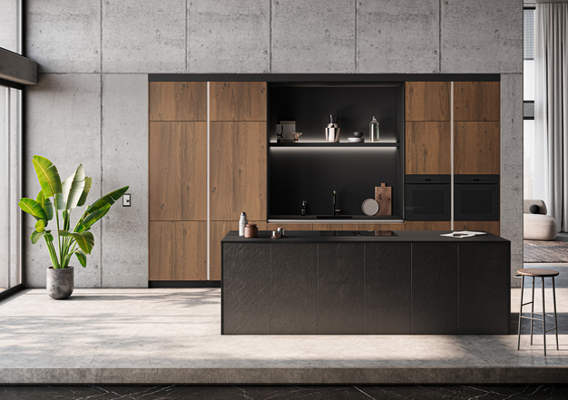 AV 7030-GL Black-star | AV 6082-GL Wildeiche-nougat 