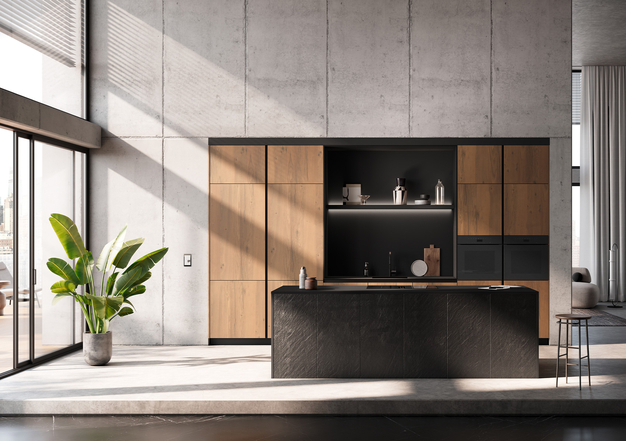 AV 7030-GL Black-star | AV 6082-GL Wildeiche-nougat 