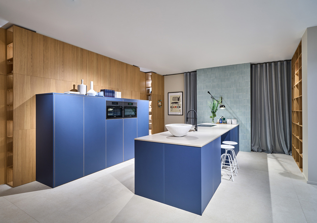 AV 7080 -GL Rauchblau | AV 6088 – Eiche-elegant