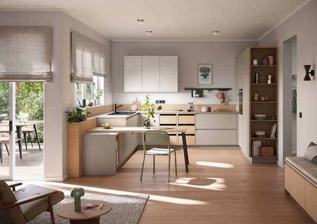 AURA-GL Steinbeige | MONTREAL Feineiche-natur