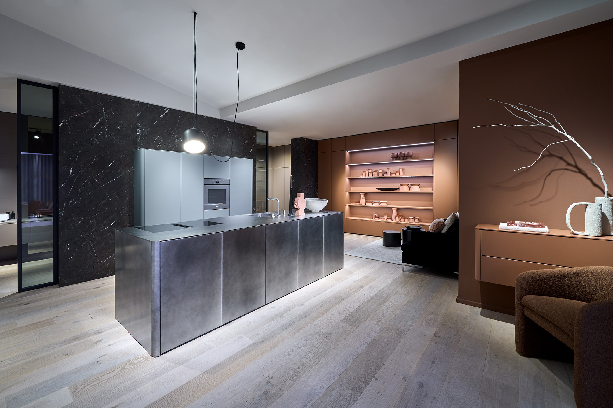 Overall view of a Häcker kitchen 