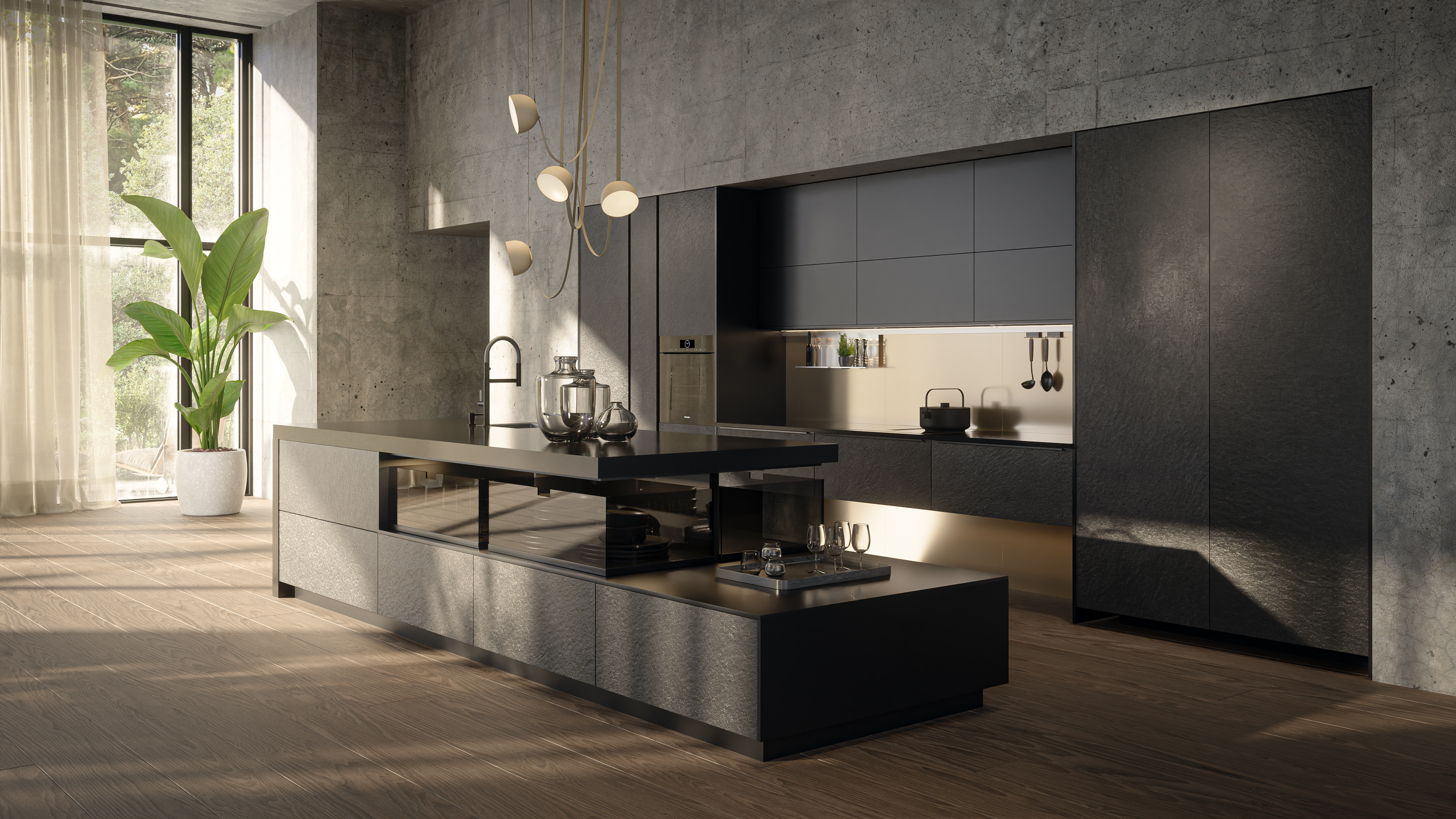 AV 7030 Black-star / AV 5015 Carbon metallic